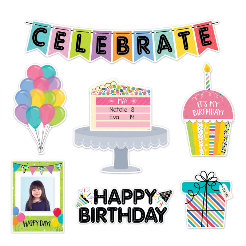 Happy Birthday Mini Bulletin Board Set