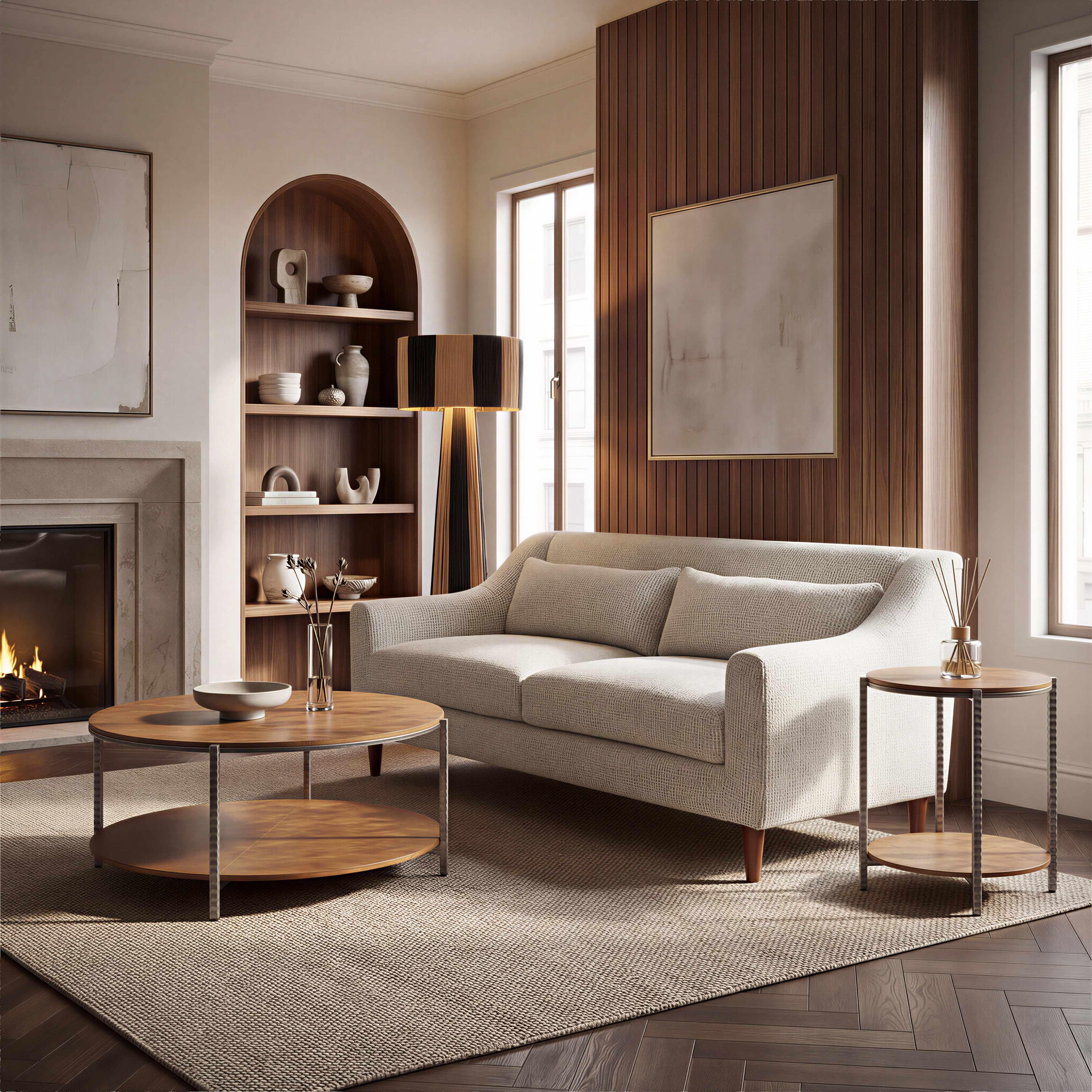 Adna Side Table Brown product image