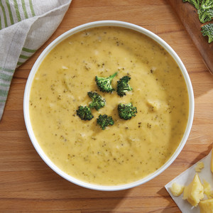 Campbell’s® Culinary Reserve Frozen Ready to Eat Soup Broccoli Cheddar Soup, 4 Pound Pouches, 4-Pack