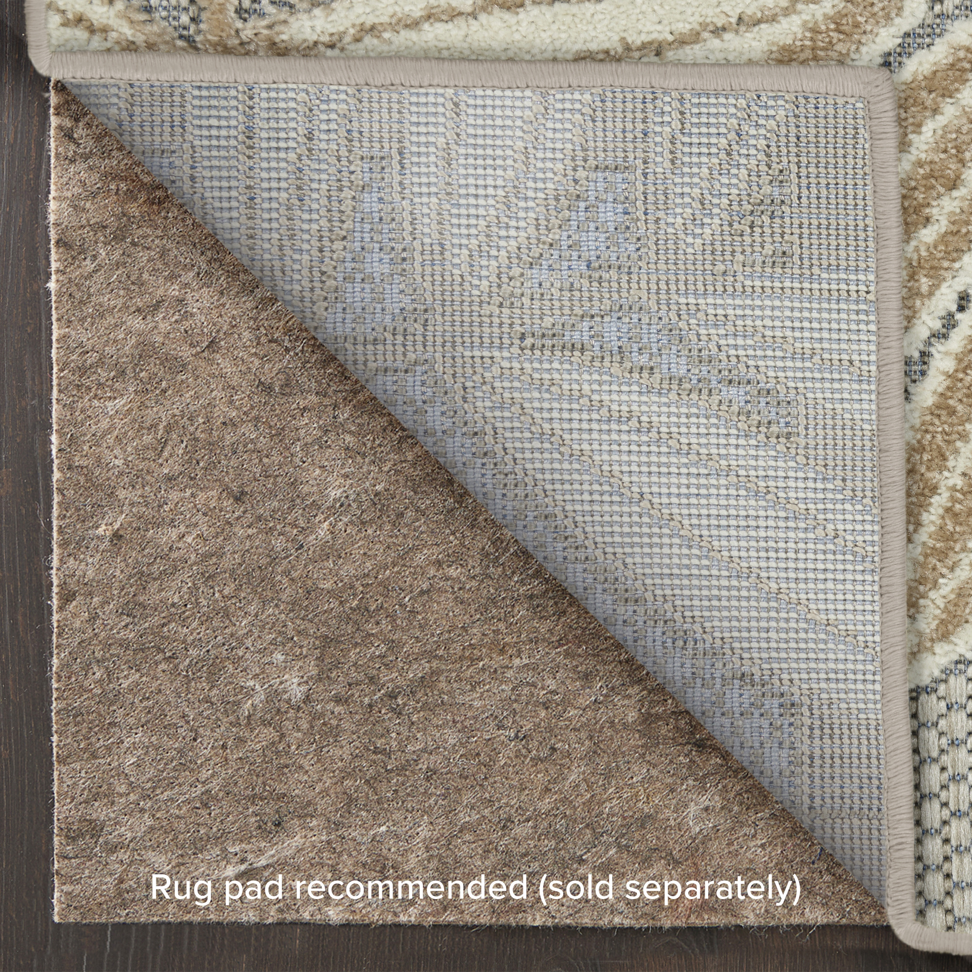 Nourison Aloha 6' x 9' Natural Tropical Rug