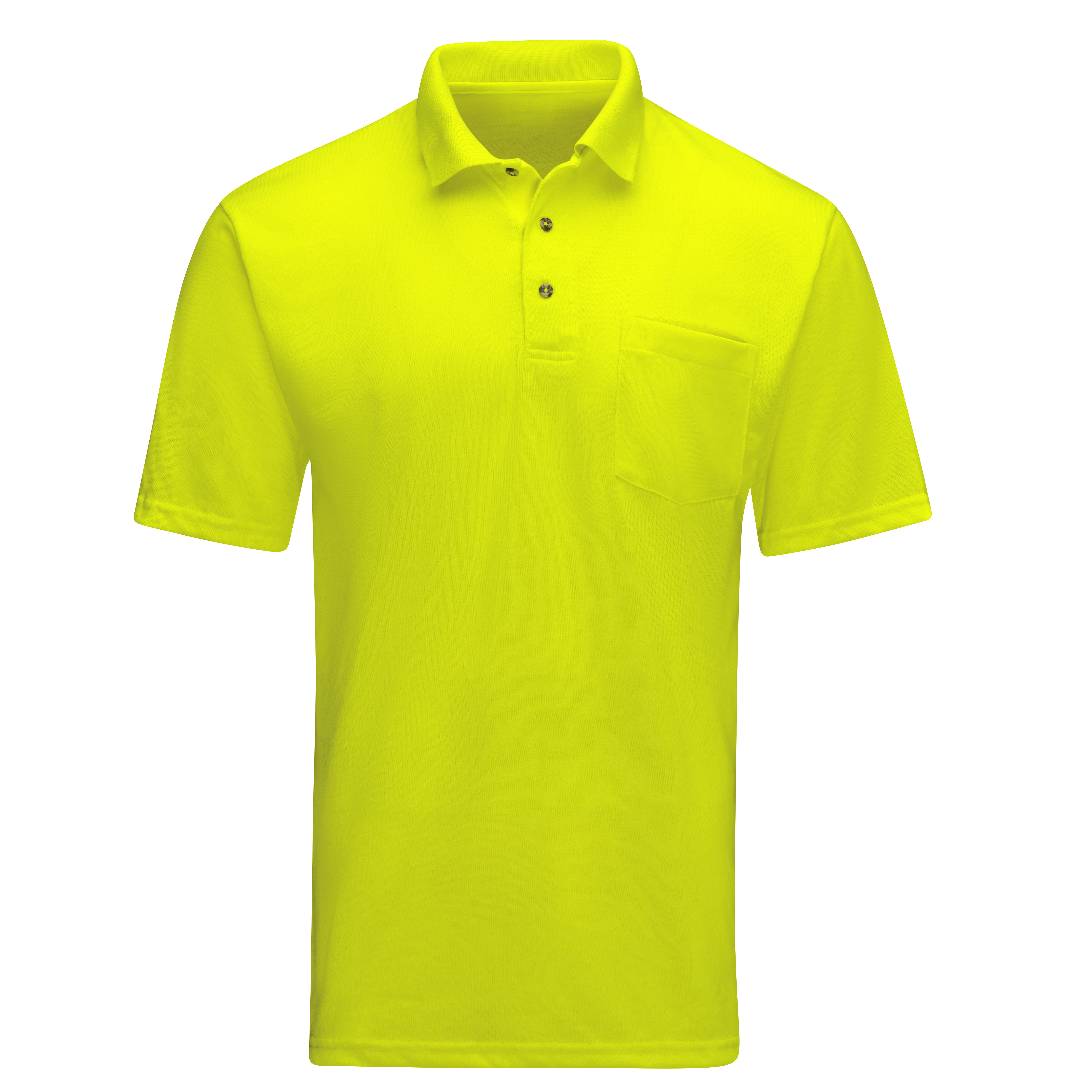Enhanced Visibility Safety Polo Shirt-Red Kap