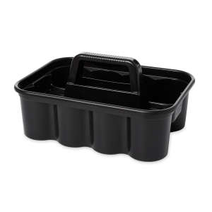 Rubbermaid Commercial, Deluxe Carry Caddy, Black, 6/Case