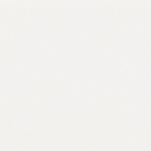 Off-white, subtly textured sheet filling the frame (object); blank and unmarked (action); evenly lit, neutral background with no visible furniture, window, or other context (context).