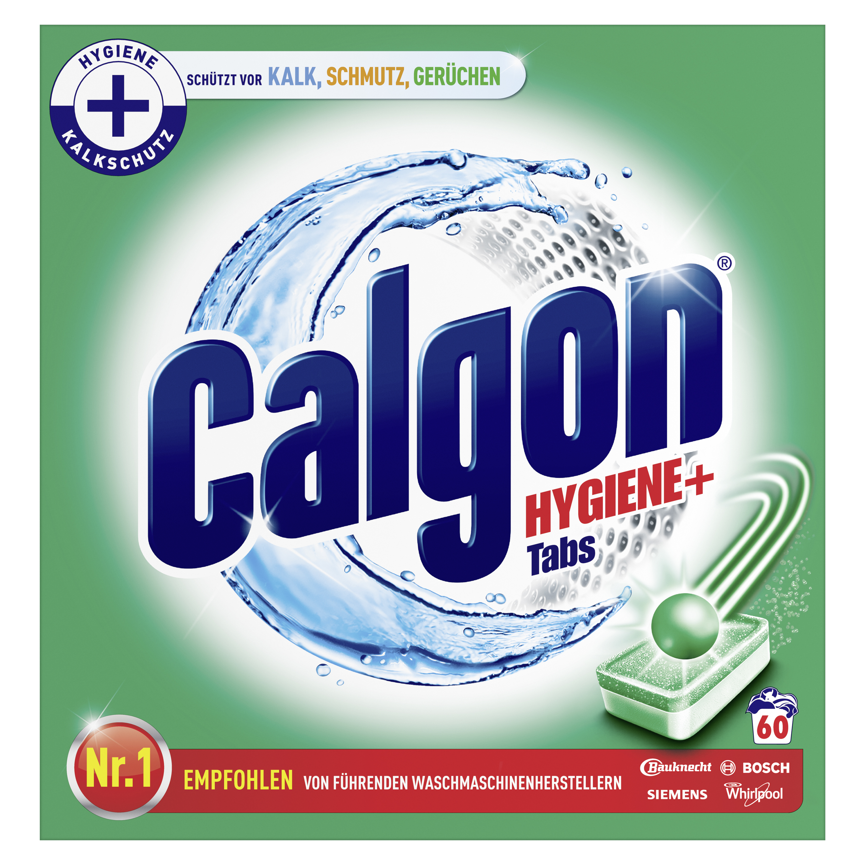 Calgon Hygiene+ Tabs 4X60ER
