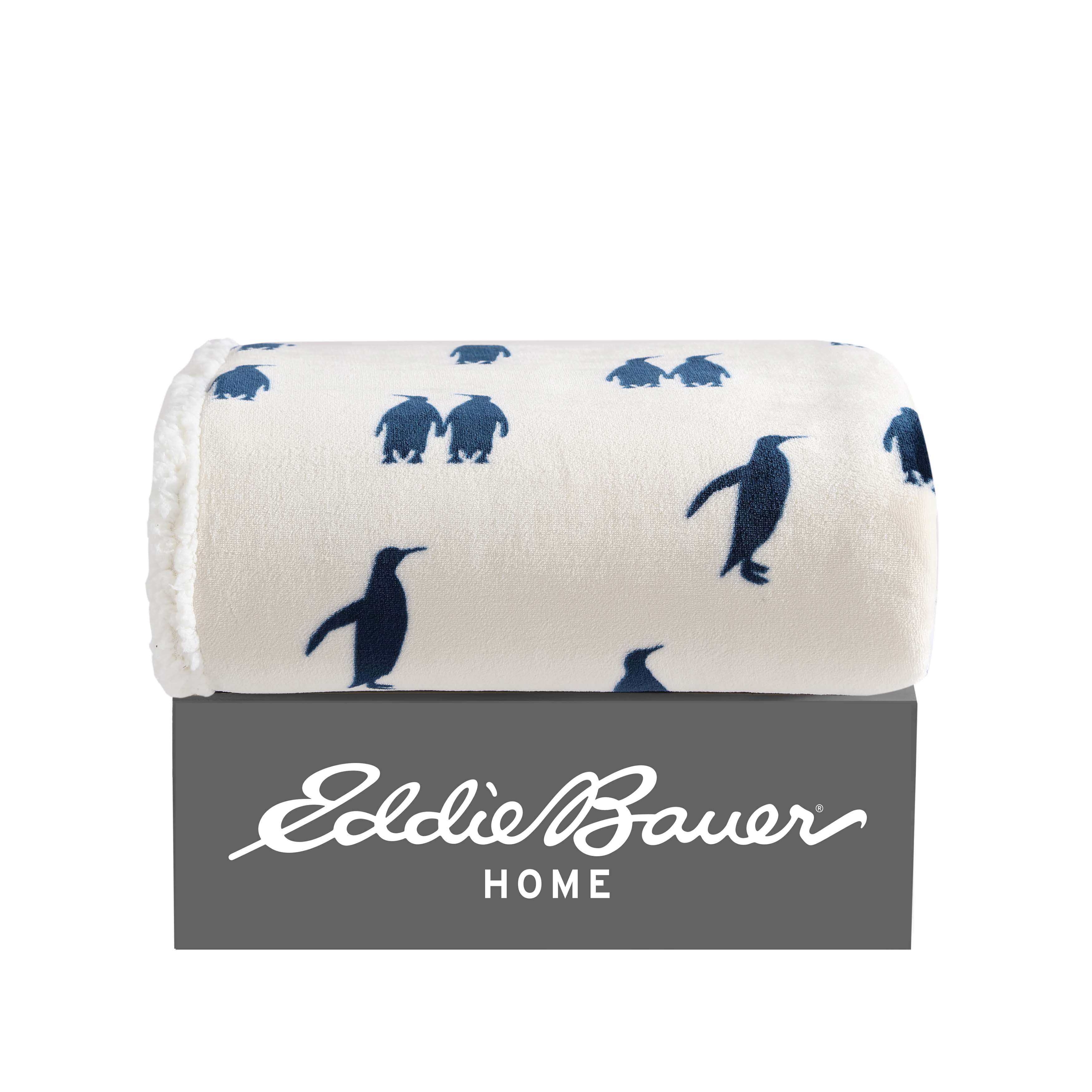 Eddie Bauer Plush-Fleece Throw Blanket