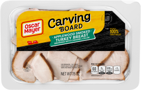 Carving Board Applewood Smoked Turkey Breast