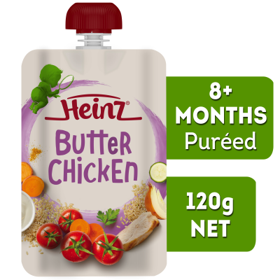  Heinz® Butter Chicken Baby Food Pouch 8+ months 120g 
