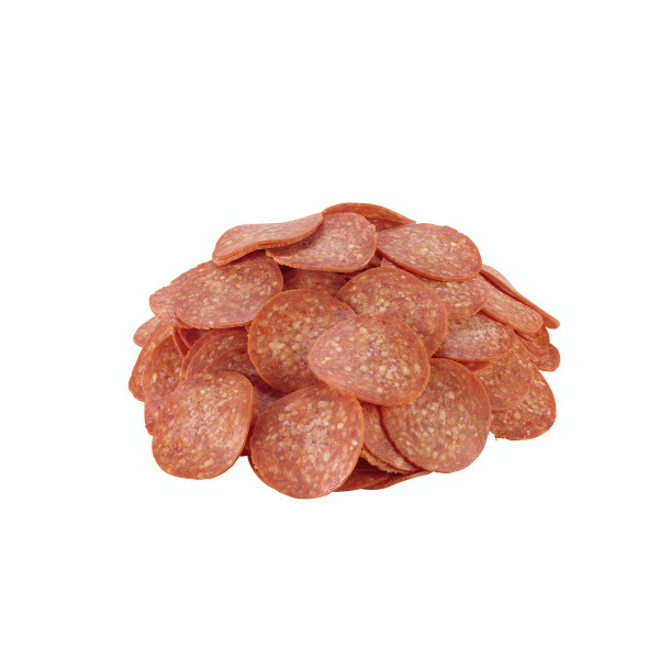 NATURAL CHOICE(r) Uncured Pepperoni, All Natural, 14 slices per oz, 2/12.5 lb . C1C0 - Front Center Out of Package (Hi Res)