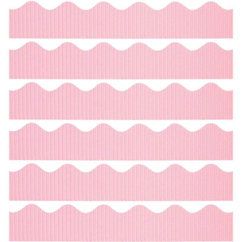 Decorative Border, Pink, 2-1/4" x 50', 6 Rolls