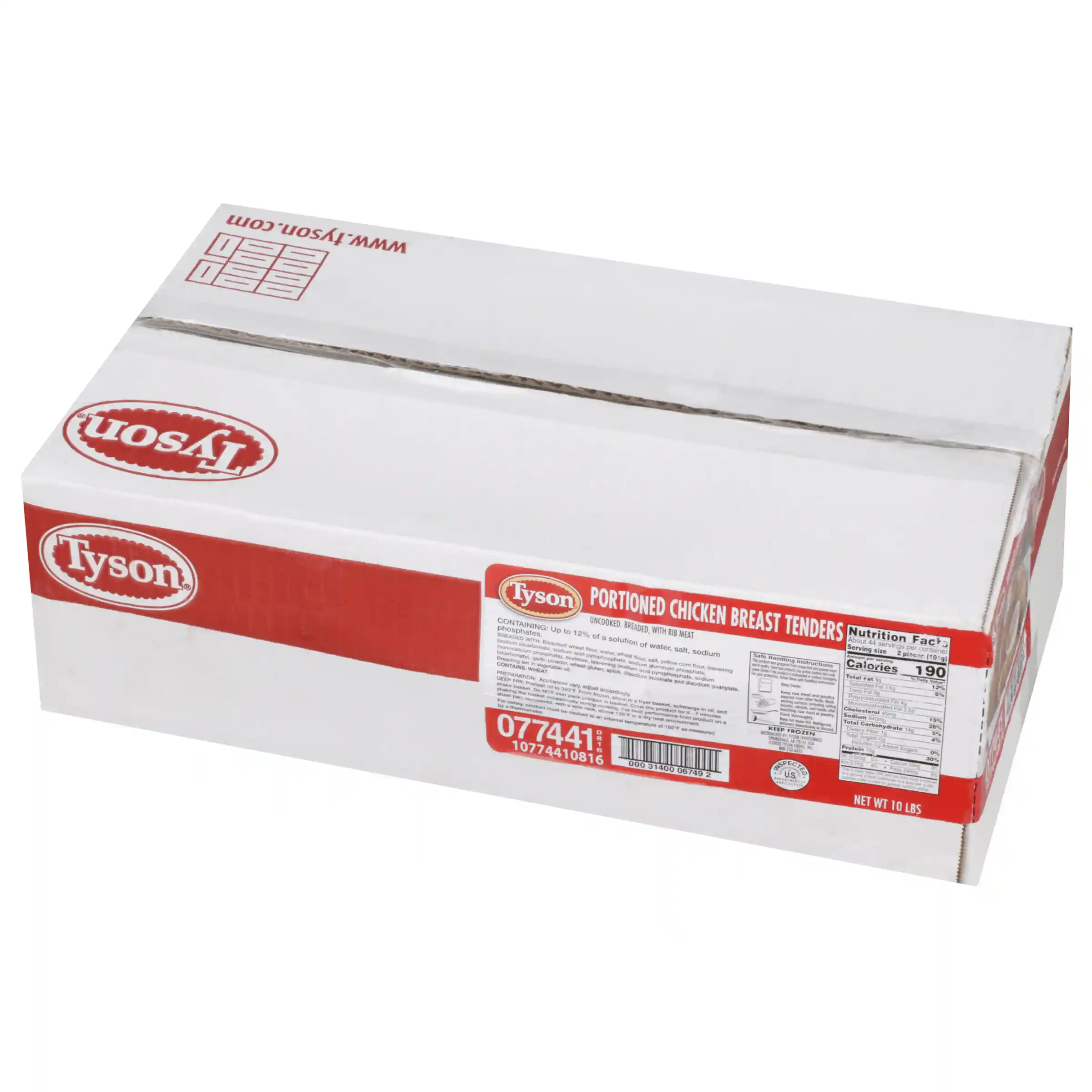 Tyson® Uncooked Portioned Breaded Chicken Breast Tenders_image_5