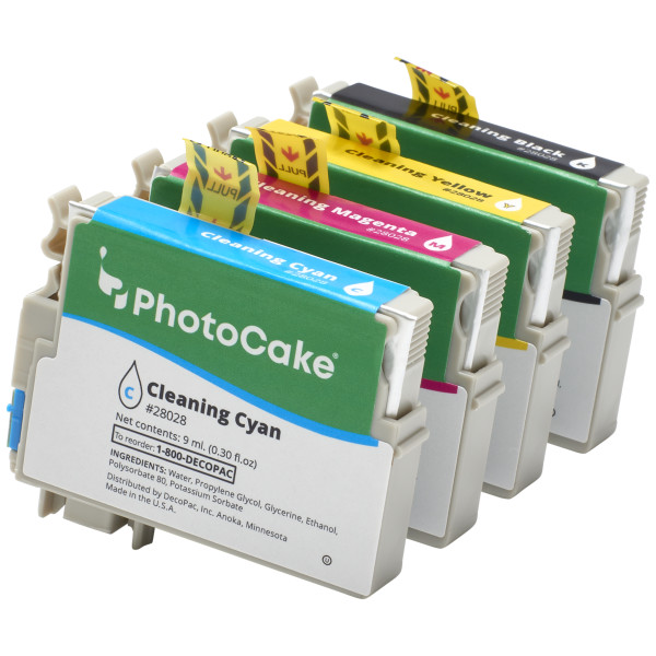 Printer Cleaning Cartridges - Epson XP-2830U, XP-2850U, XP-4100U, XP-4105U PhotoCake® Ink