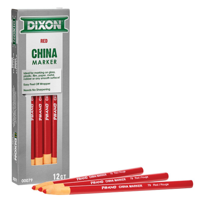 China+Marker%2C+Red%2C+Dozen