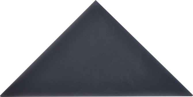 Cursive Charcoal 6x6 Triangle Glossy - Virginia Tile Company