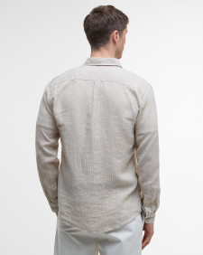 Linton Tailored Long-Sleeved Shirt Stone