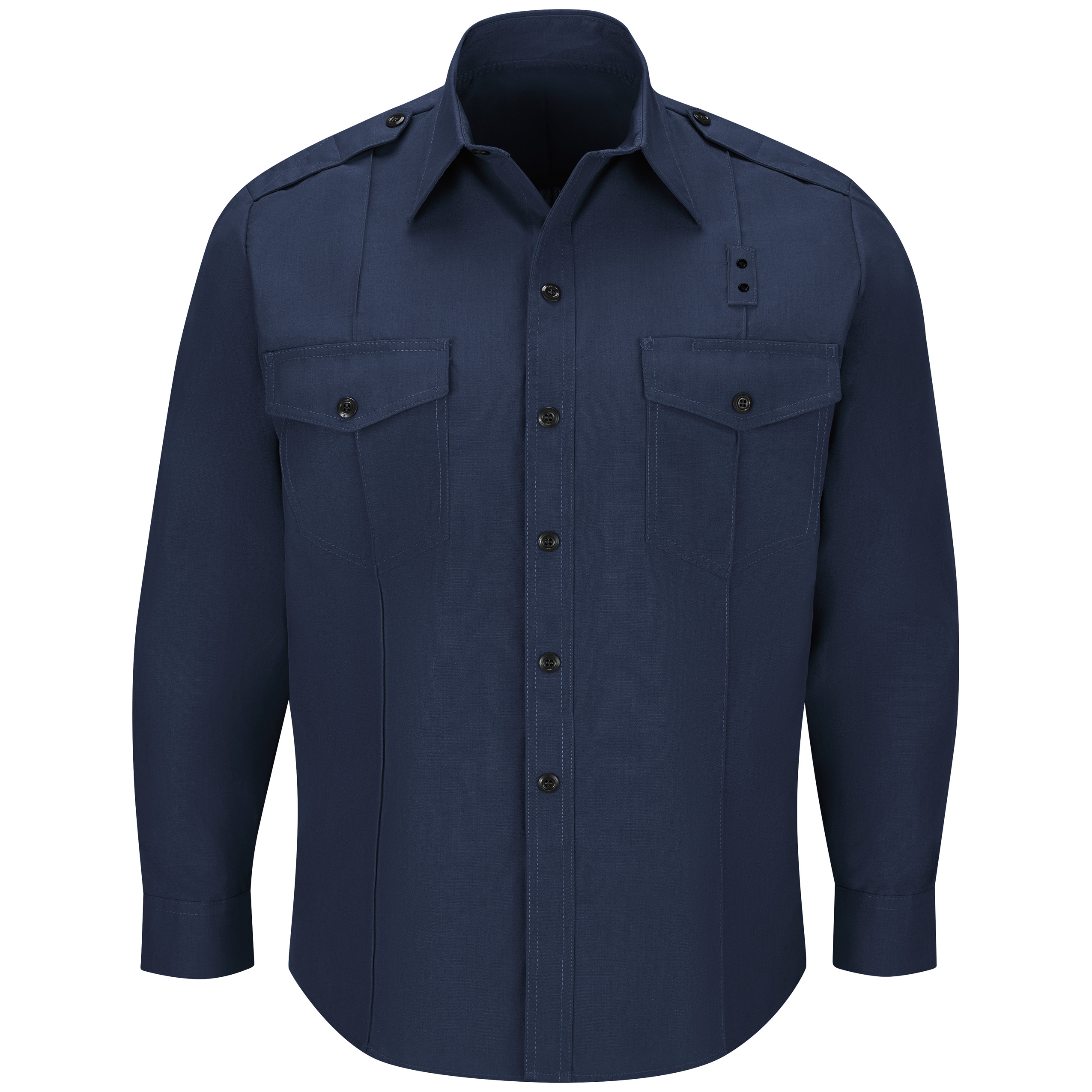 Men‘s Non-FR 100% Cotton Classic Long Sleeve Fire Chief Shirt-Workrite Fire Service