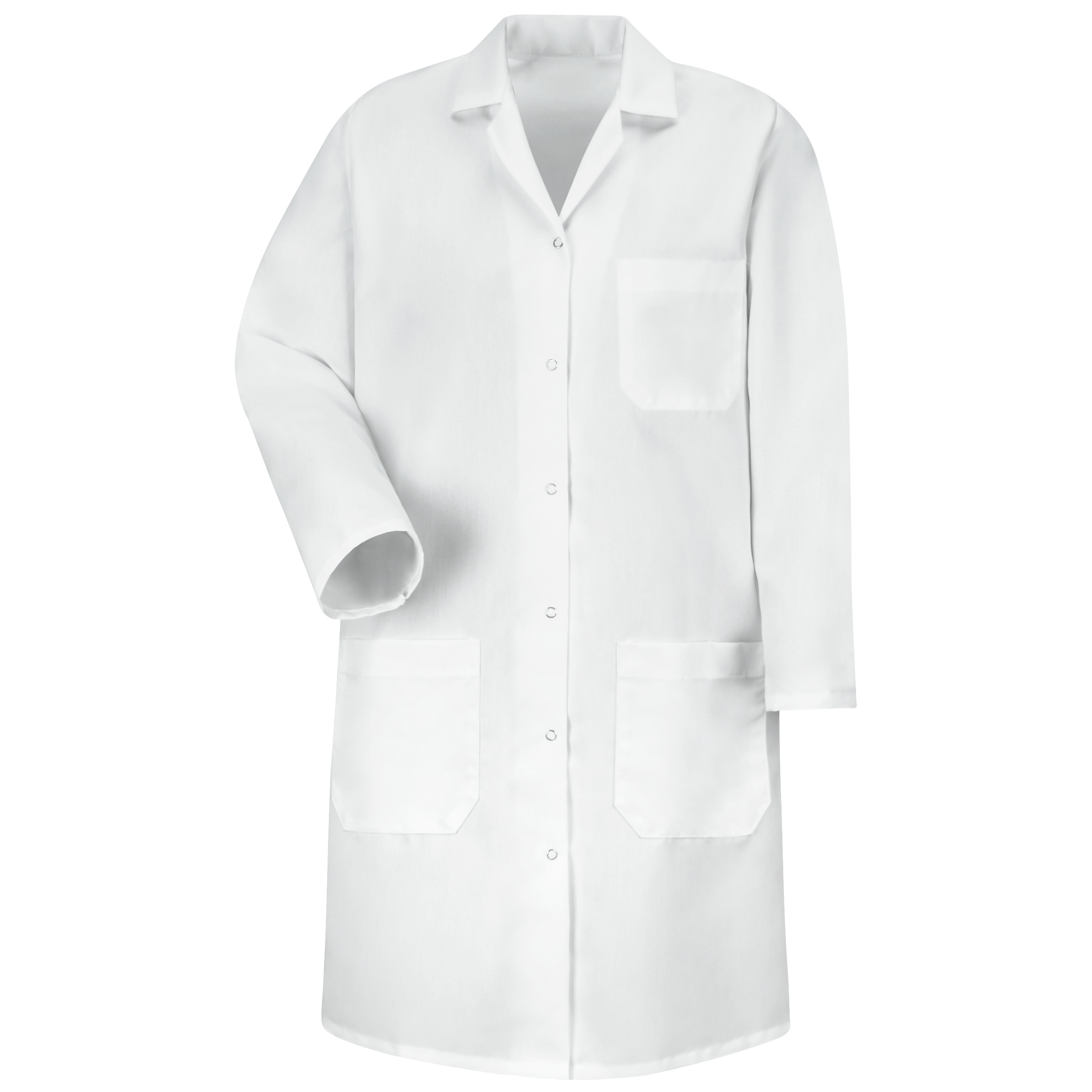 Women‘s Gripper-Front Lab Coat-Red Kap