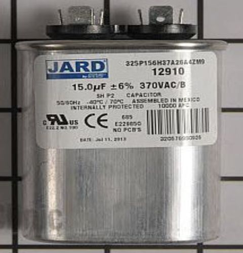 100600-02 Run Cap 7.5 MFD @ 370VAC Oval