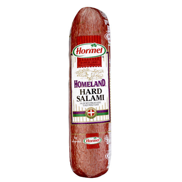 HOMELAND(r) Hard Salami, 4 pc . C1N1 - Front No Plunge In Package (Hi Res)