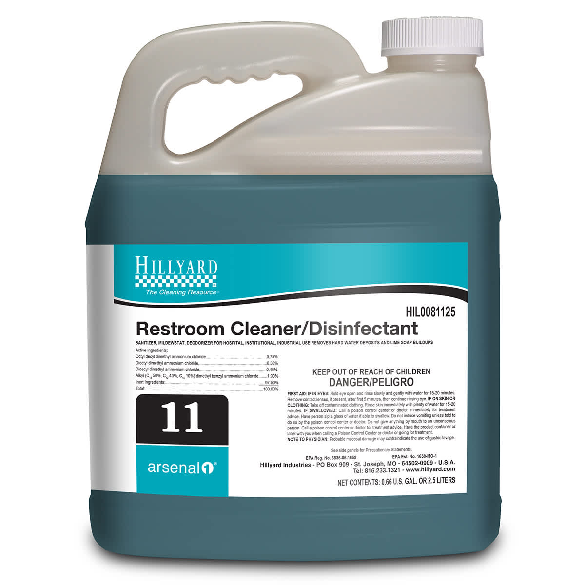 ARSENAL 1 RESTROOM
Disinfectant Cleaner