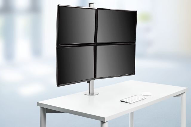 Novus TSS Quattro Telescope is designed for easy alignment of four monitors for comfortable stacked viewing.