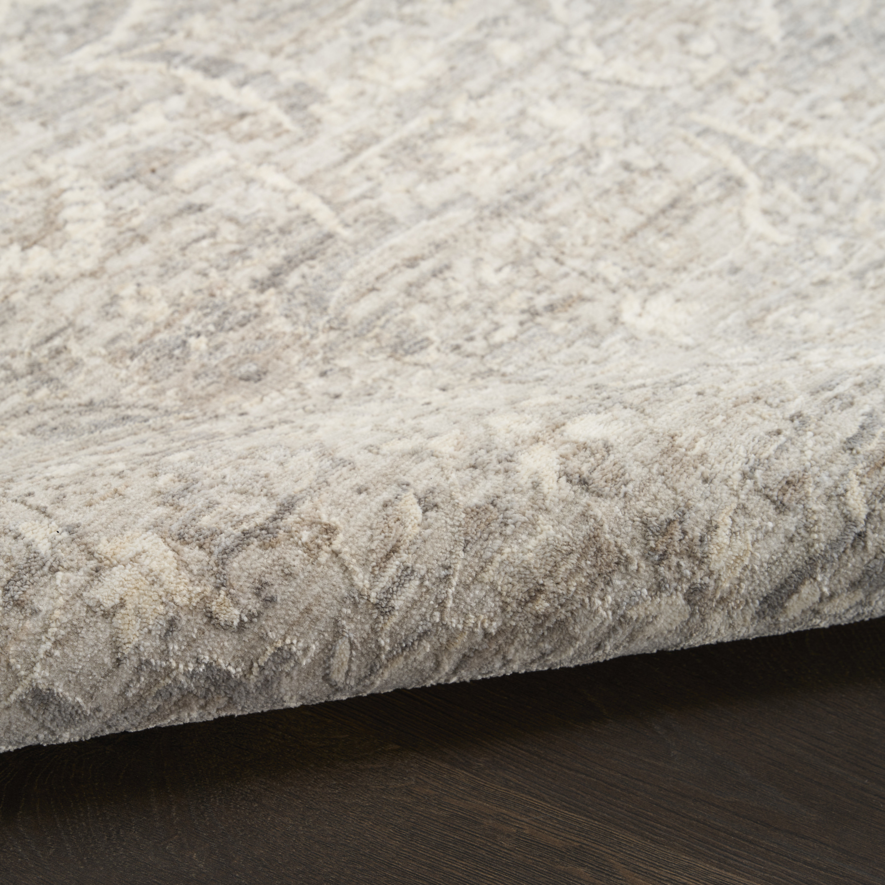 Nourison Shadows 6' x 9' Grey Vintage Indoor Rug