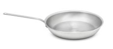 14-inch Wear-Ever® aluminum fry pan with natural finish and plated handle