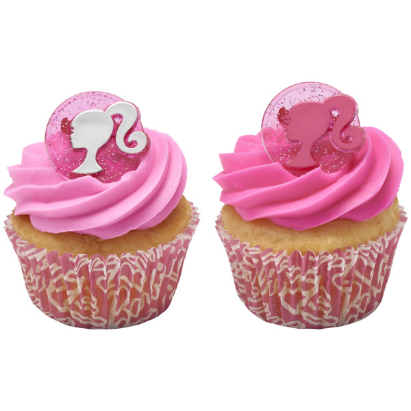 Barbie™ Silhouette Cupcake Rings