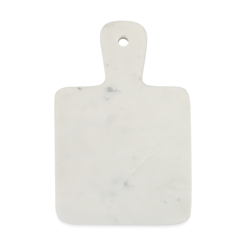 Be Home&#174; White Marble Mini Square Board-Be Home