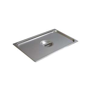 Carlisle, DuraPan, Steam Table Hotel Pan Handled Cover Full-Size, Chrome