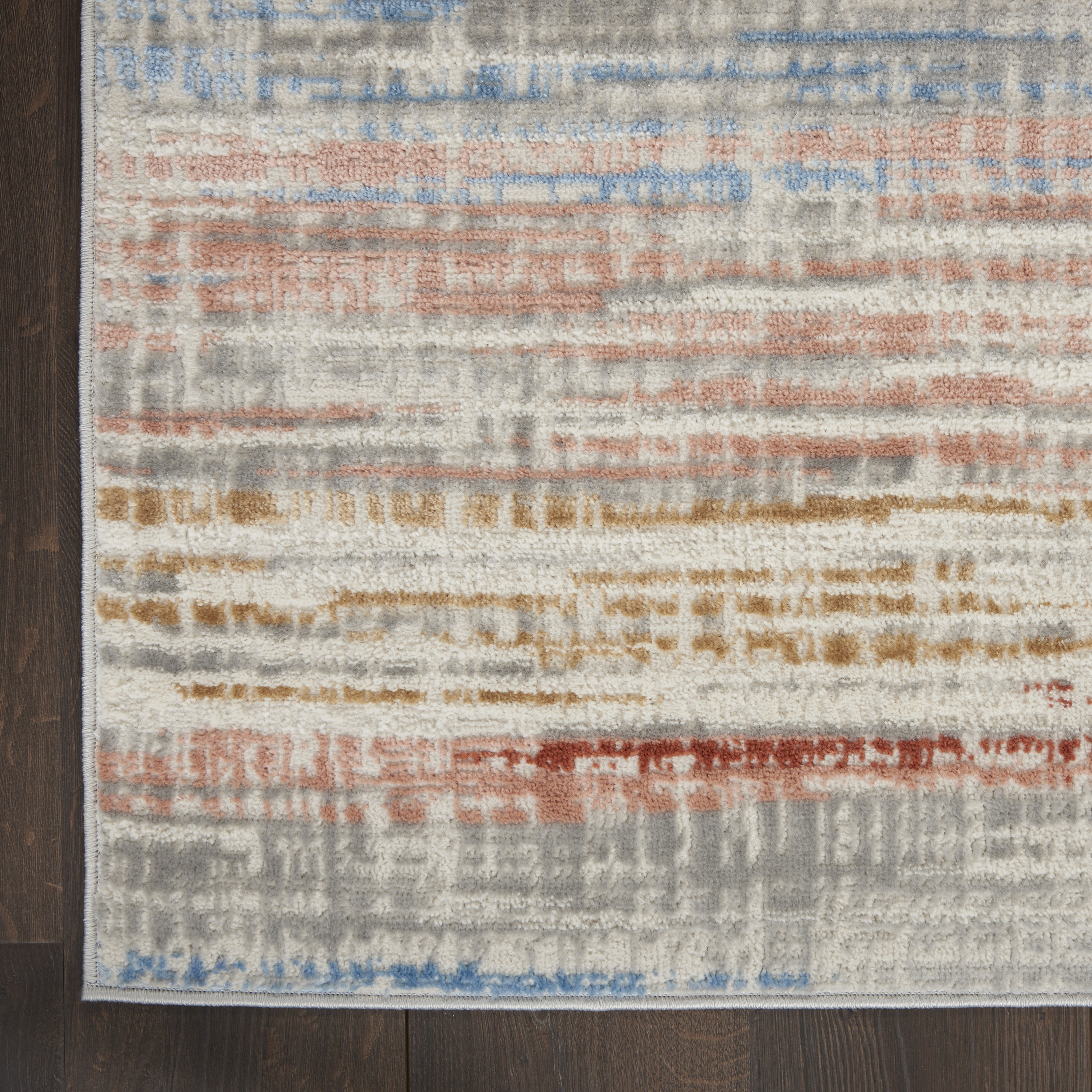 Nourison Elation 2' x 3' Ivory Multicolor Modern Indoor Rug
