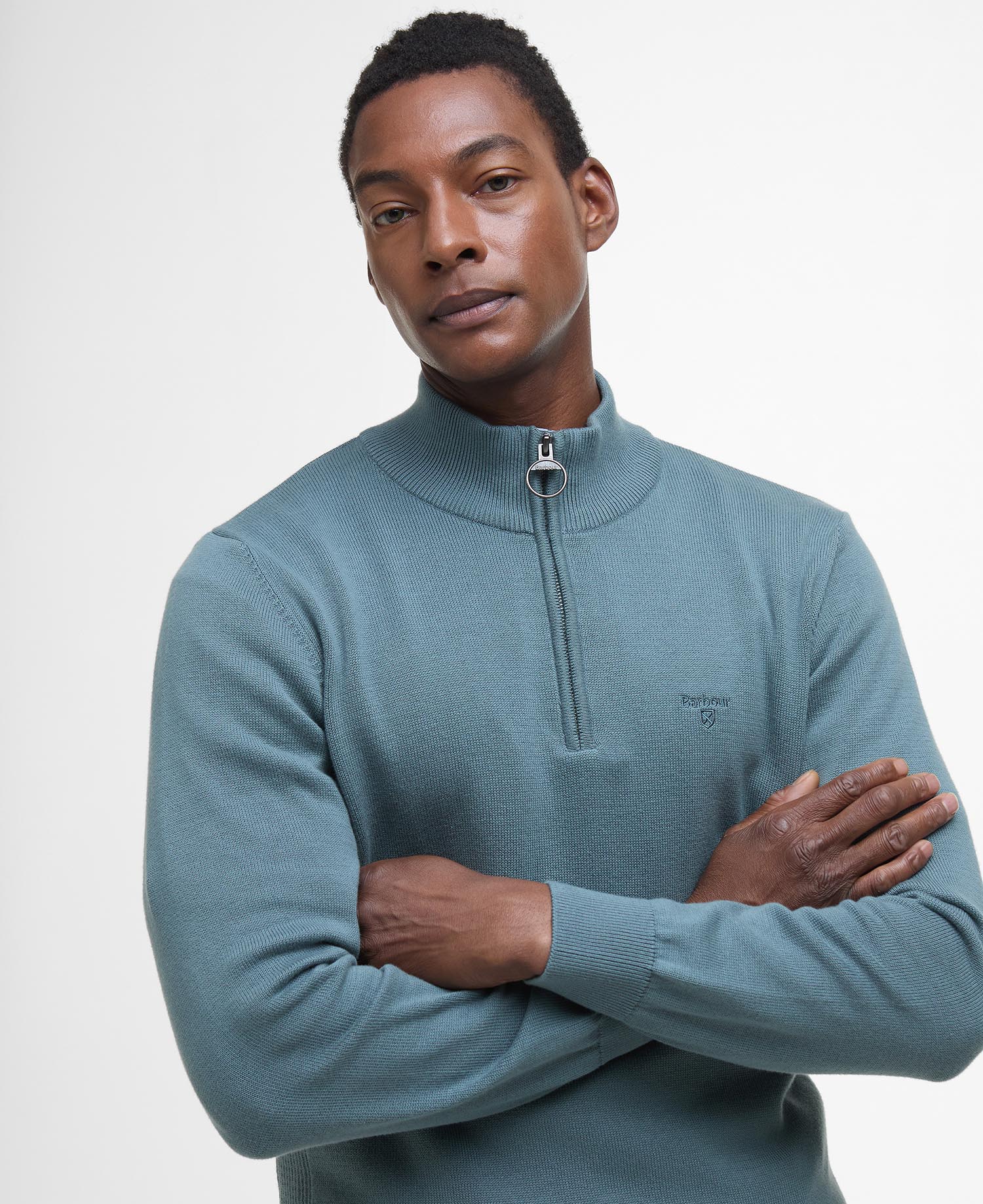 Pullover Cotton Half Zip image number 3