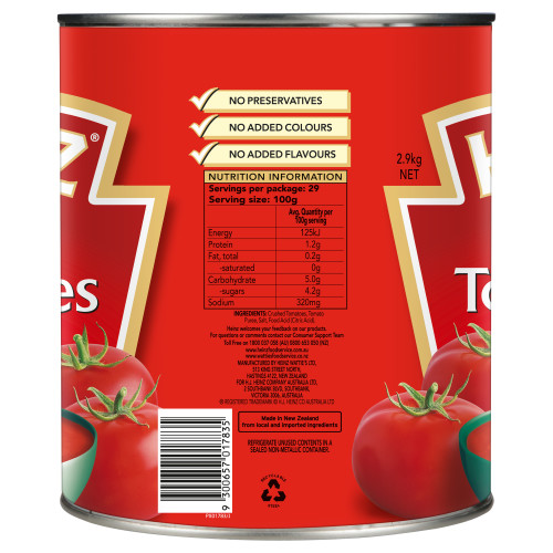  Heinz® Crushed Tomatoes 2.9kg 