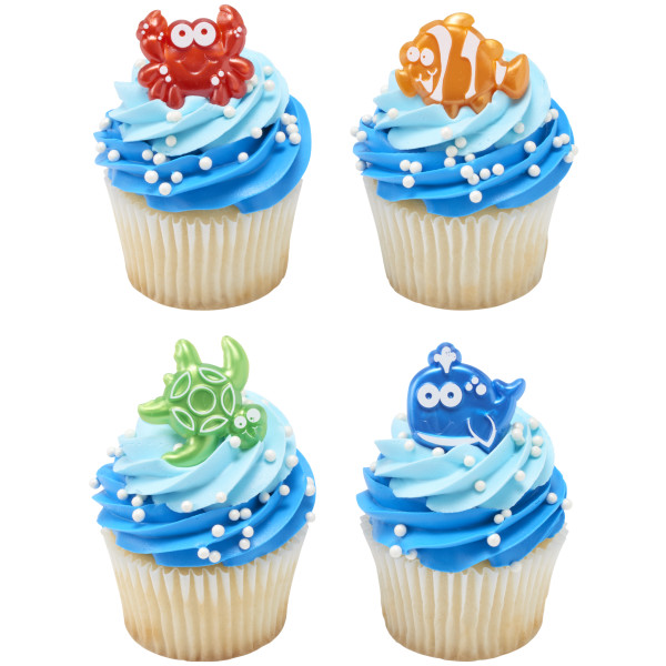 Beach Cuties Cupcake Rings