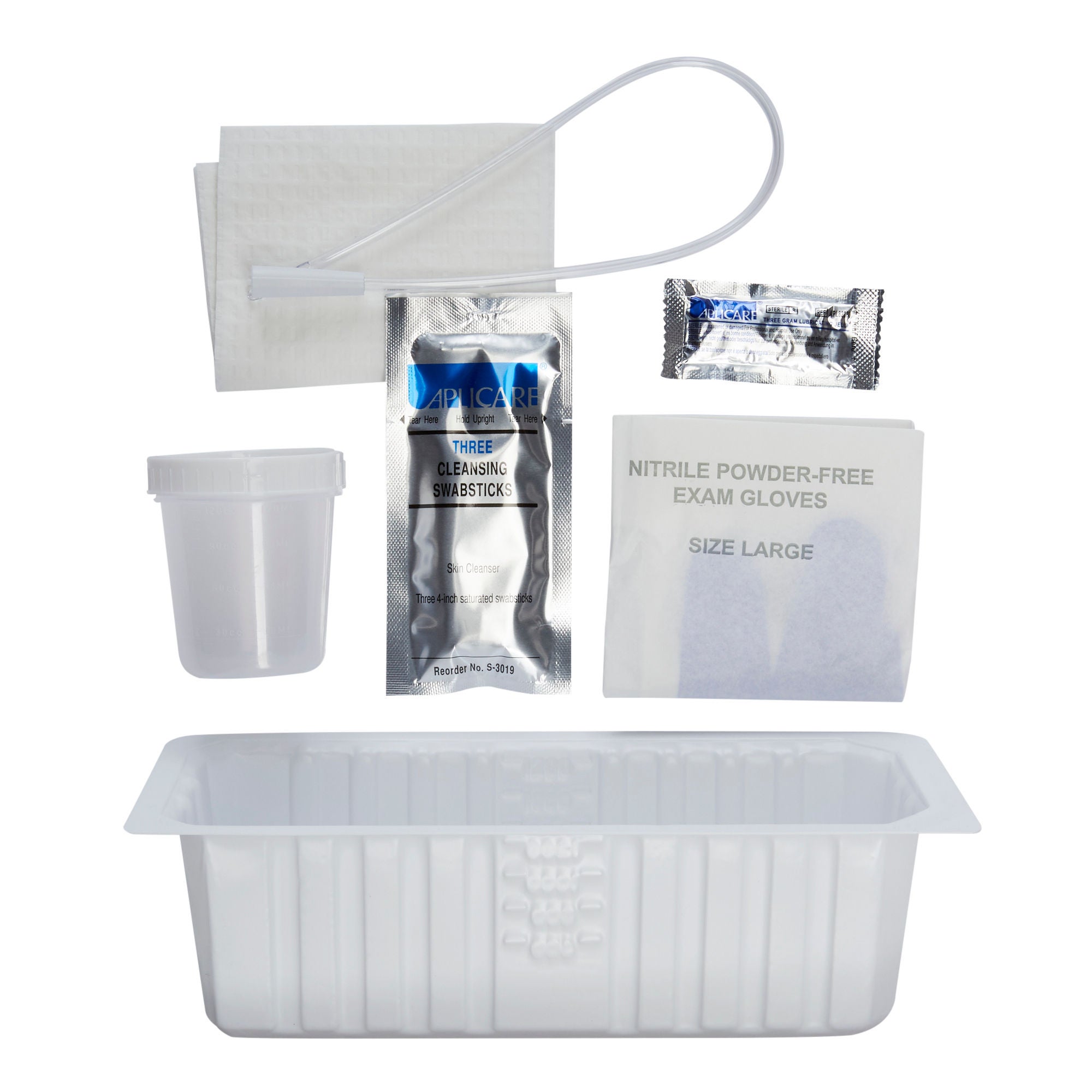 Dover™ Open Intermittent Urethral Catheter Tray, BZK