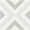Studio Mint Mix 10×10 Cubic Pattern Mosaic Matte