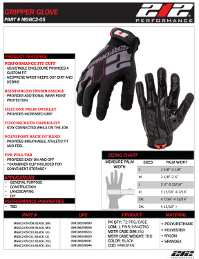 Product Sheet for MGGC2-05