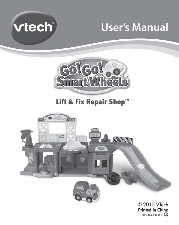VTech Go! Go! Smart Wheels Lift and Fix Repair Shop Playset Walmart