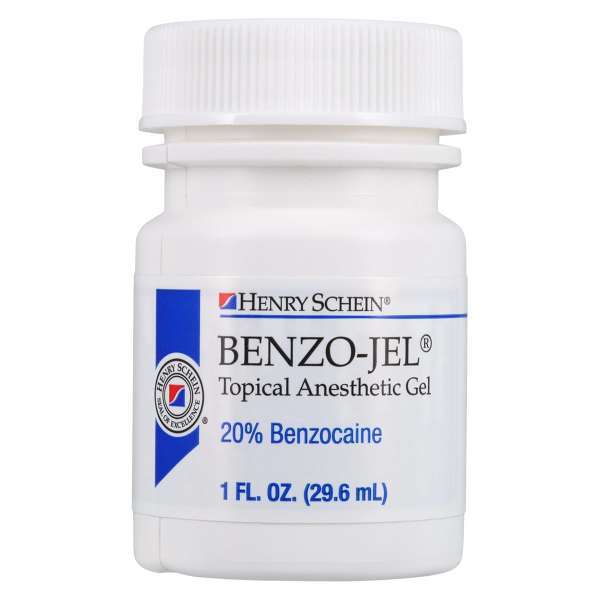 Benzo-Jel Topical Anesthetic Gel 1oz. Jar, Cherry
