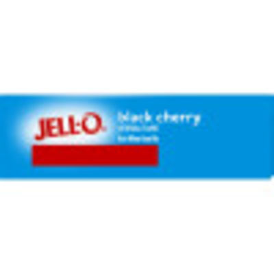 Jell-O Black Cherry Sugar Free Gelatin Dessert, 0.6 oz Box