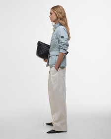 Halsey Quilted Jacket Light Steel/Silver Birch