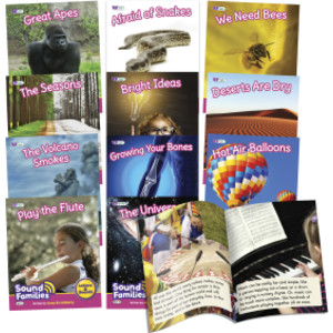 Sound Families Decodable Readers Long Vowels Non-Fiction Phase 5.5, Set of 12