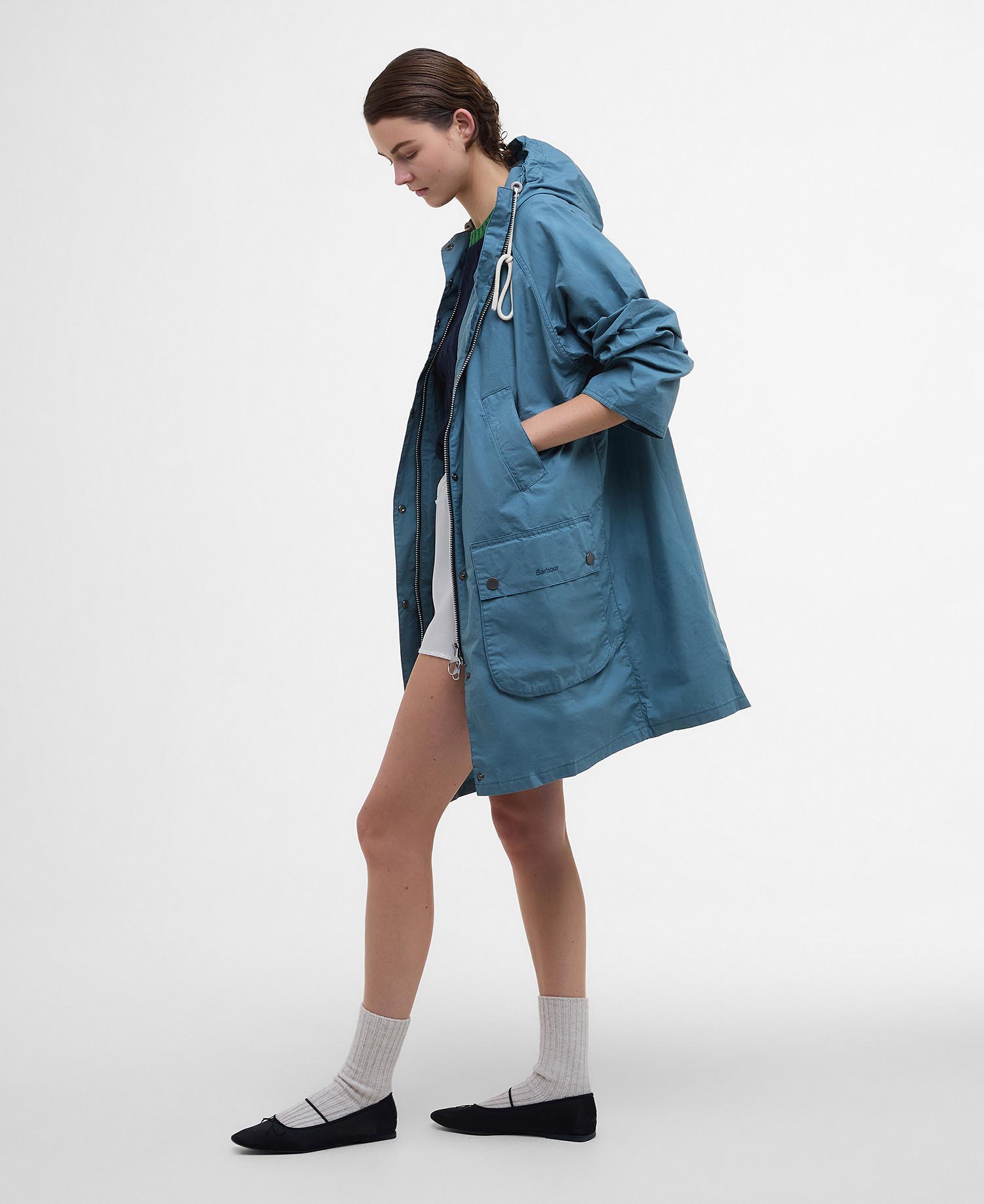 Barbour The Edit by Alexa Pattie Showerproof Parka image number 1