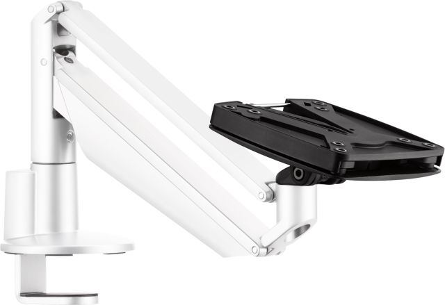 Novus CLU I is designed to enhance comfort by elevating a monitor to its ideal viewing position