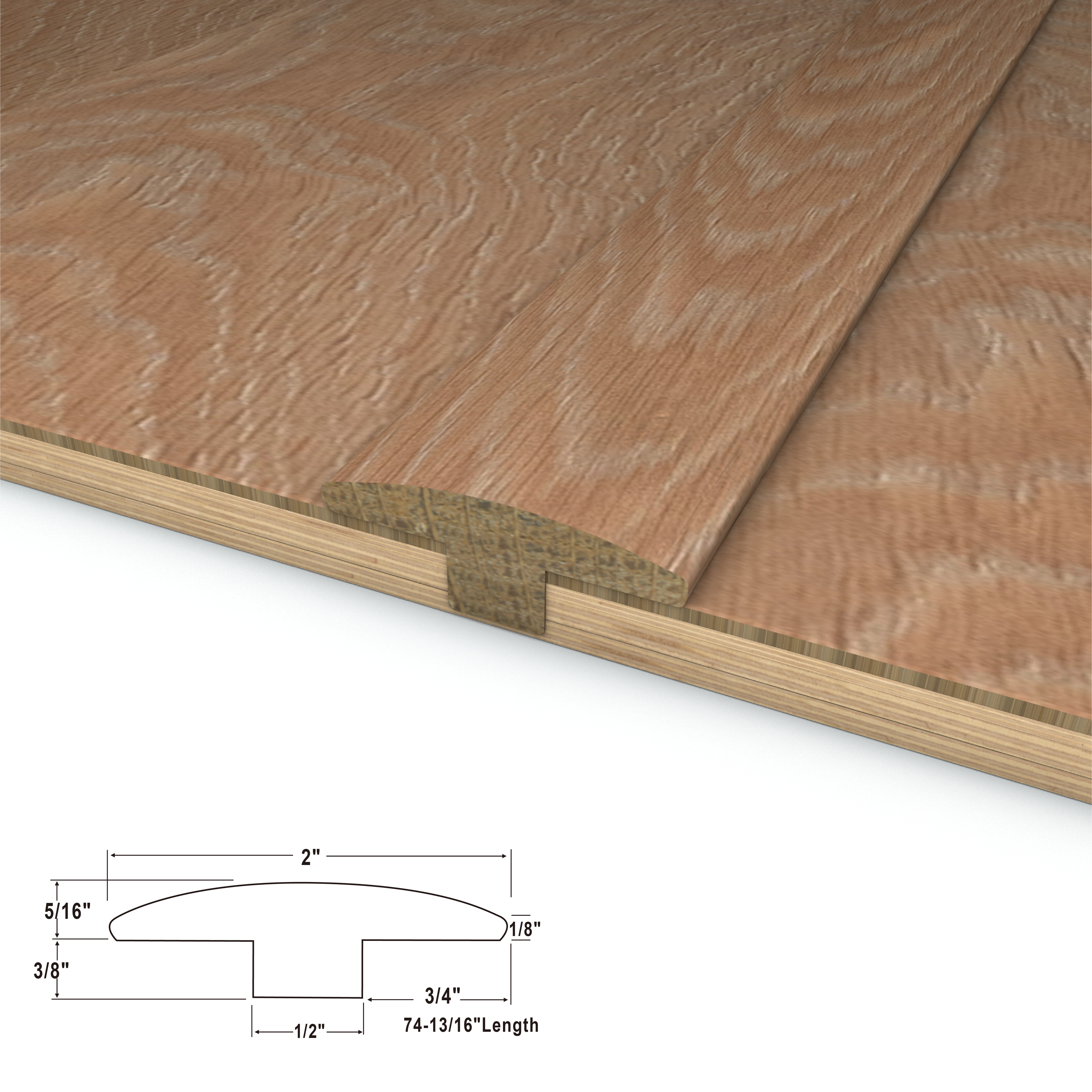 Semillon Surf Cali Hardwoods T-Mold view 3