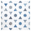 Pietra Visivo Collection Thassos Select Honed And Azul Macaubas Select Polished 8×10 Roundangle Mosaic Mixed