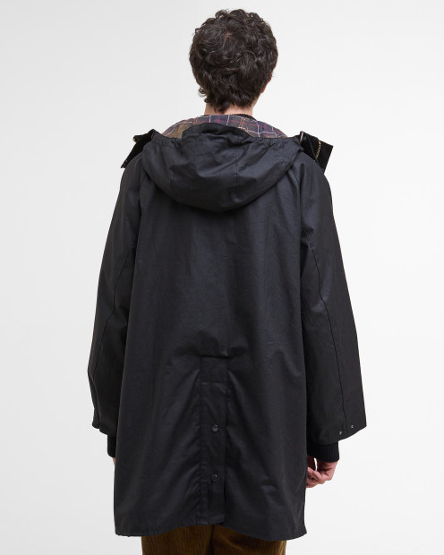 Solway Trench Waxed Coat Black