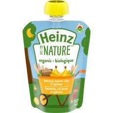 Heinz by Nature Organic Baby Food - Banana, Brown Rice & Quinoa Purée image