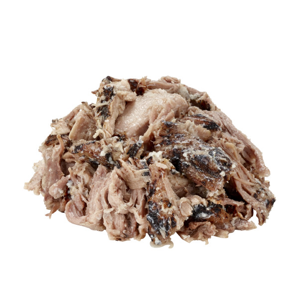 HORMEL(r) FIRE BRAISED(tm) Pulled Pork Shoulder, 4/ 3.5 lb. avg . C1C0 - Front Center Out of Package (Hi Res)