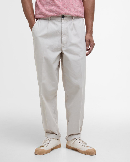 Glendale Relaxed Trousers Washed Stone