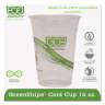 ECPEPCC16GS, Eco-Products,Inc., GreenStripe Renewable and Compostable Cold Cups, 16 oz, Clear